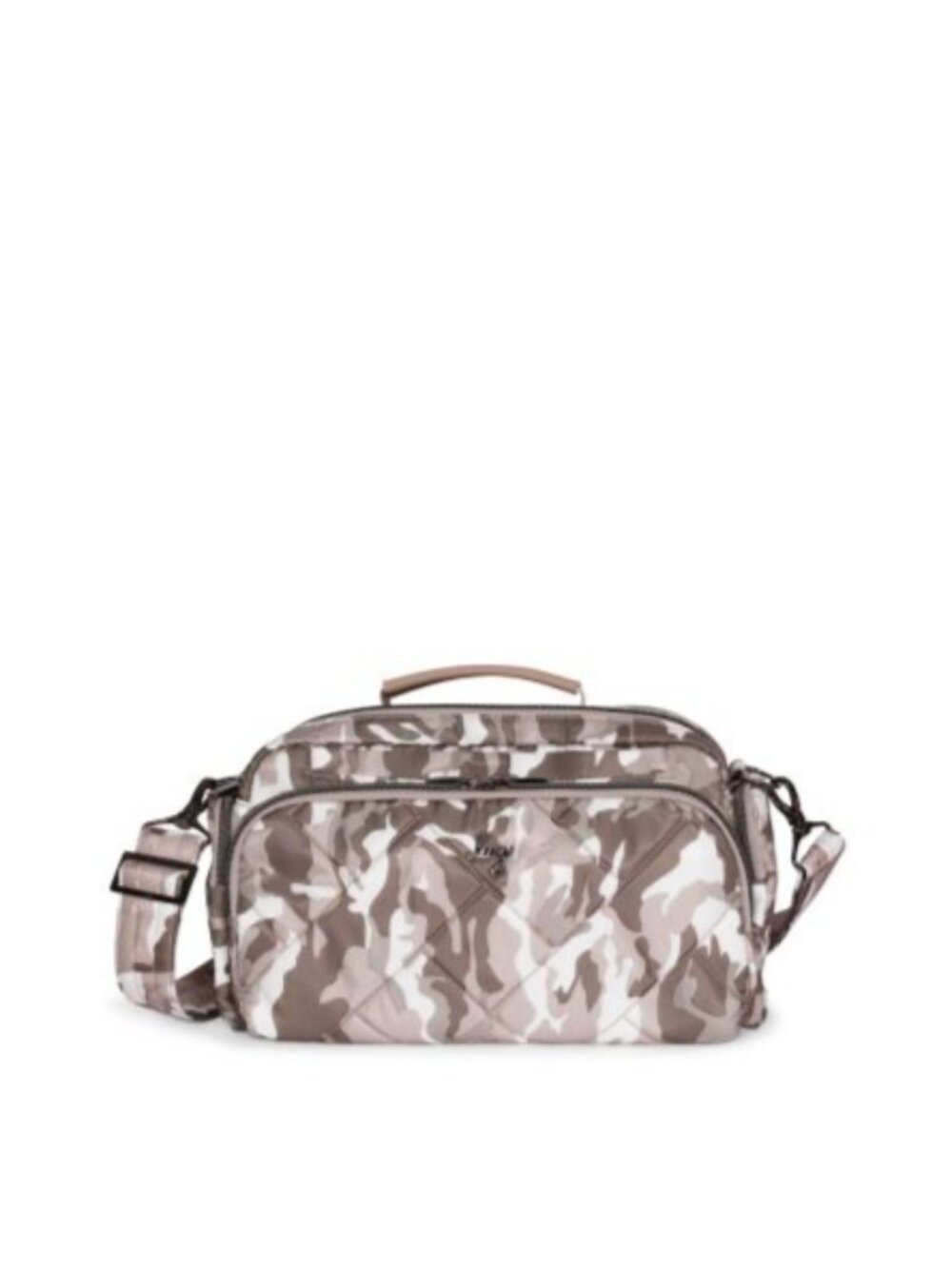 Lug Trolley 2 Crossbody Bag - Unisex Waterproof Camo Taupe, Ideal for Travel & E